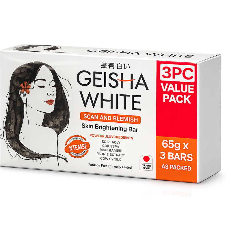 GEISHA WHITE INTENSE - LOT DE 5