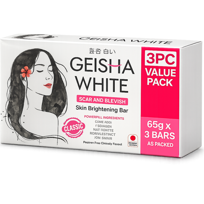 GEISHA WHITE CLASSIC - LOT DE 5